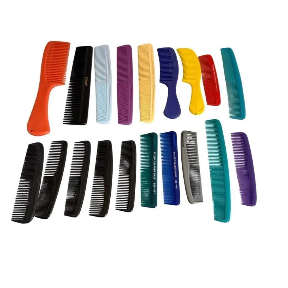Goody Conair Vintage Collectible Colorful Comb Lot Non Branded Assorted Plastic